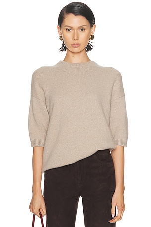 KHAITE Ares Sweater in Brown