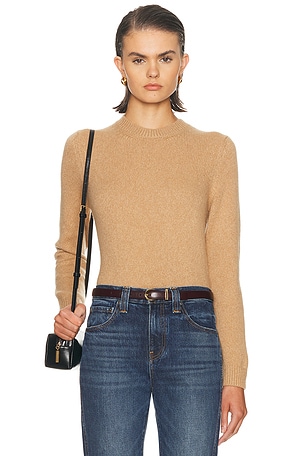 KHAITE Leta Sweater in Tan