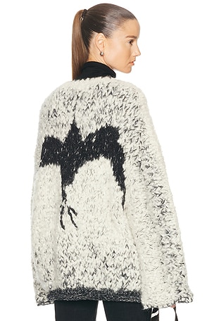 KHAITE Jack Cardigan in Black