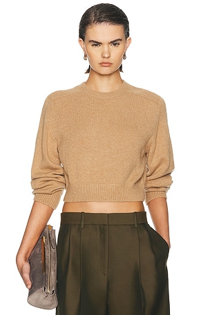 KHAITE Masie Sweater in Brown