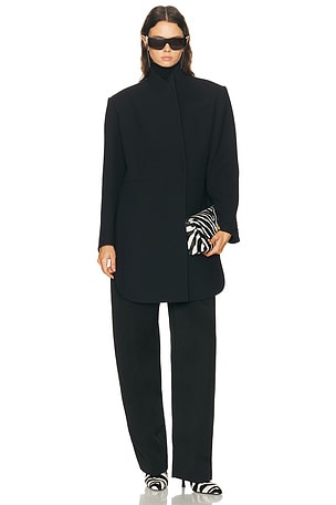 KHAITE Comelle Coat in Black