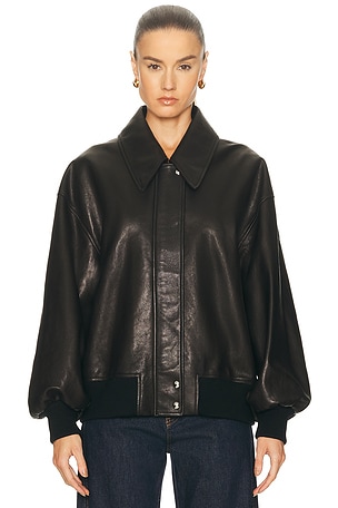 KHAITE Shelman Jacket in Black
