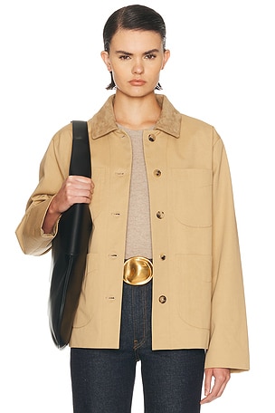 KHAITE Wyatt Jacket in Tan