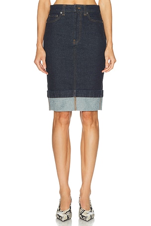 KHAITE Kendra Skirt in Blue