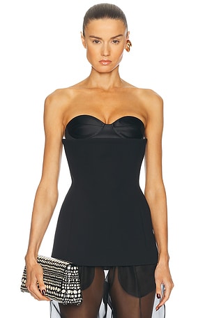 KHAITE Ayla Top in Black