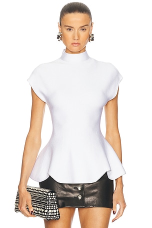 KHAITE Andra Top in White