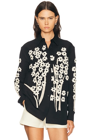 KHAITE Argo Top in Black
