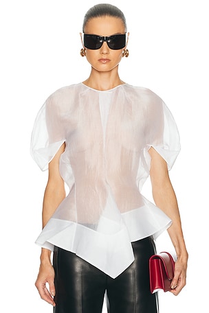KHAITE Rumi Top in White