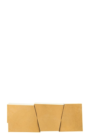 KHAITE Axel Minaudiere Bag in Metallic Gold