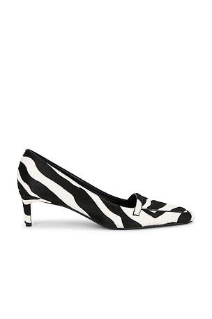 KHAITE Celia Pump in Black,White