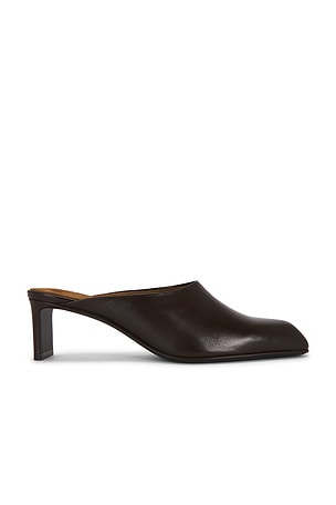 KHAITE Colt Mule 50 Pump in Chocolate