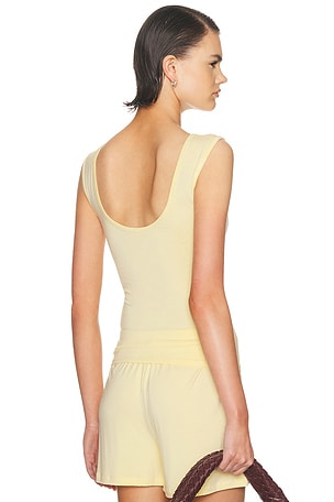 KYE Bateau Sleeveless Top in Yellow
