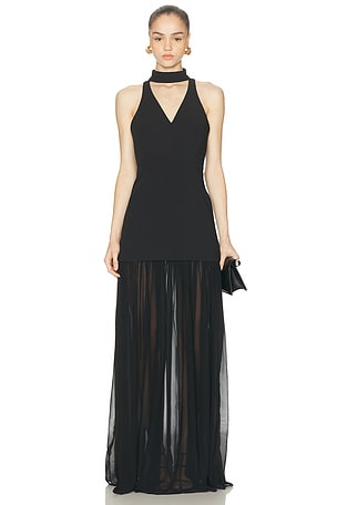 L'Academie Serin Gown in Black