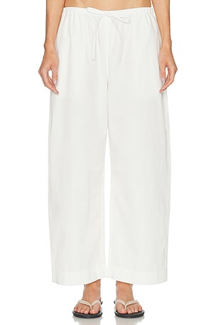 L'Academie Dasha Pant in White