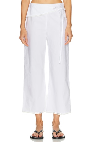L'Academie Marithe Pant in White