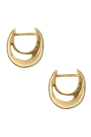 Lie Studio The Violet Earrings in Metallic Gold