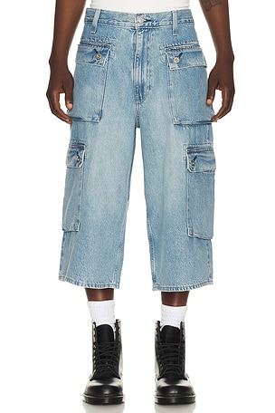 LEVI'S 478 Baggy Capri Cargo Jeans in Blue