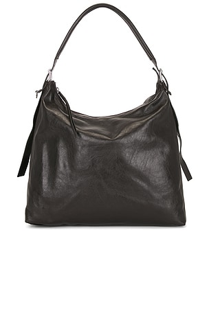 Lemaire Belted Hobo Bag in Brown