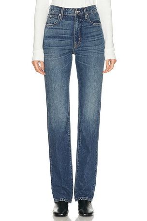 SLVRLAKE Jade High Rise Slim Boot Leg in Blue