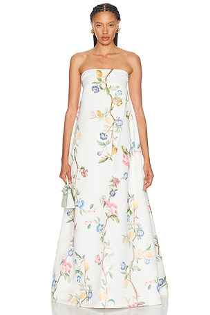 LEO LIN Phoebe Gown in White