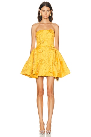 LEO LIN Lena Mini Dress in Yellow