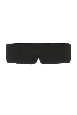LUNYA Washable Silk Weighted Sleep Mask in Black