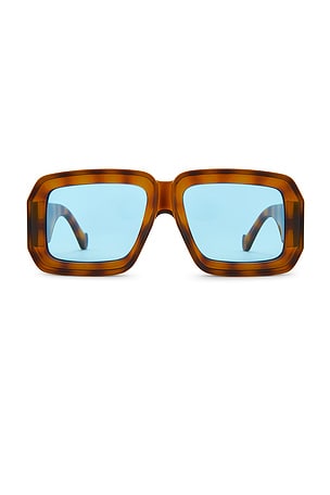 Loewe Paula's Ibiza Dive in Mask Sunglasses in Brown