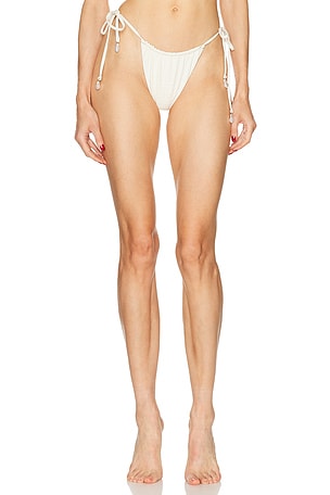 La Porte Kourtney Bikini Bottom in Ivory