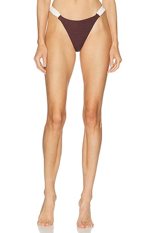 La Porte Tracey Bikini Bottom in Chocolate