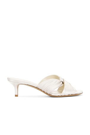 LE MONDE BÉRYL Antonia Kitten Heel Sandal in Ivory