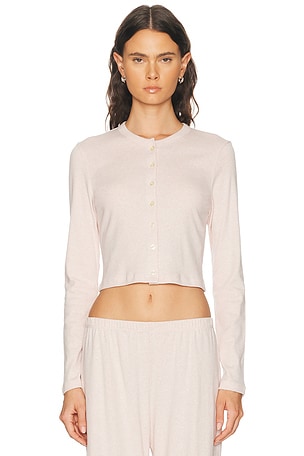 LESET Nando Cardigan in Blush