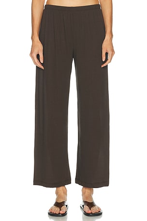 LESET Milo Crop Pant in Brown