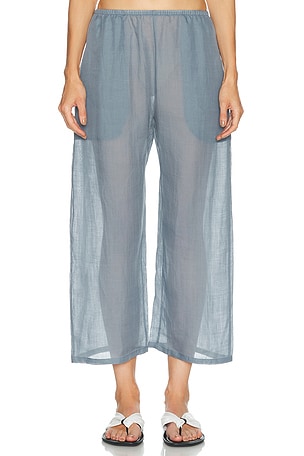 LESET Niko Crop Pocket Pant in Blue