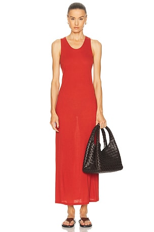 Loulou de Saison Myron A-Line Tank Dress in Brick