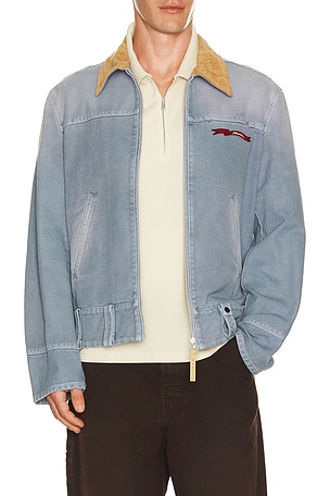 Marni Zip Bomber Jacket in Blue