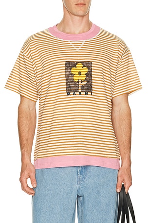 Marni Flower Tee in Mustard