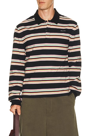 Marni Polo Neck Shirt in Multi