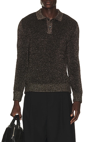 Marni Polo Neck Shirt in Black