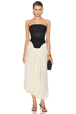 Maygel Coronel Lux Dress in Black & White