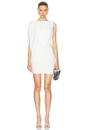 Maygel Coronel Ricaurte Dress in White
