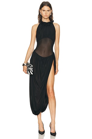 Maygel Coronel Azzurra Dress in Black