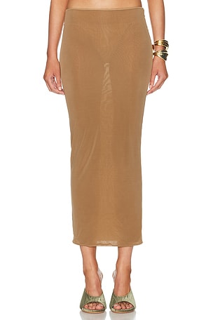 Maygel Coronel Aelia Skirt in Brown