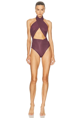 Maygel Coronel Guayaba Swimsuit in Purple