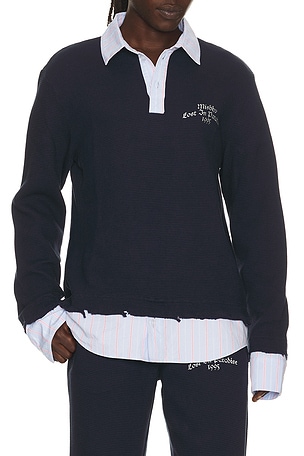 MISBHV 2in1 Varsity Polo in Navy