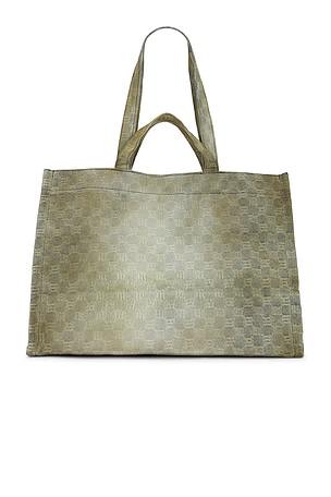 MISBHV Monogram Tote Bag in Beige