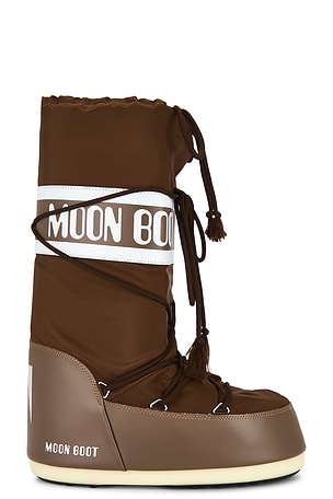 MOON BOOT Icon Nylon Boot in Brown
