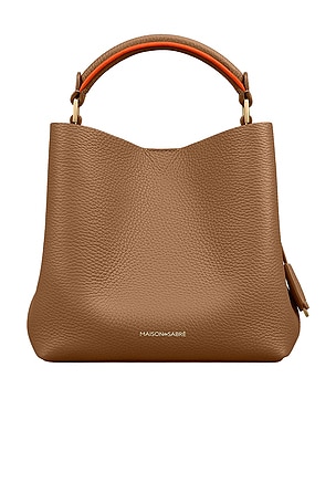 MAISON de SABRÉ The Mini Bucket Bag in Brown