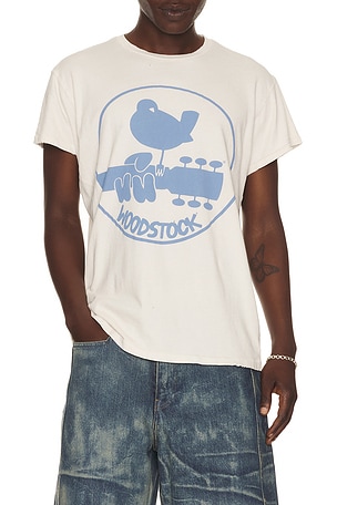 Madeworn Woodstock Unisex Tee in White