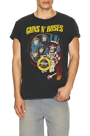 Madeworn Guns N Roses Tee in Black