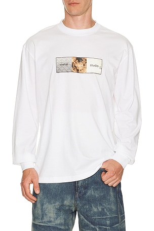 Metalwood Studio Obviously Longsleeve T-Shirt in White